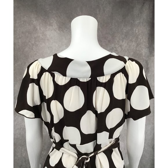 Retro Feel Blouse Polka Dots Large - Speechless - Picture 6 of 8